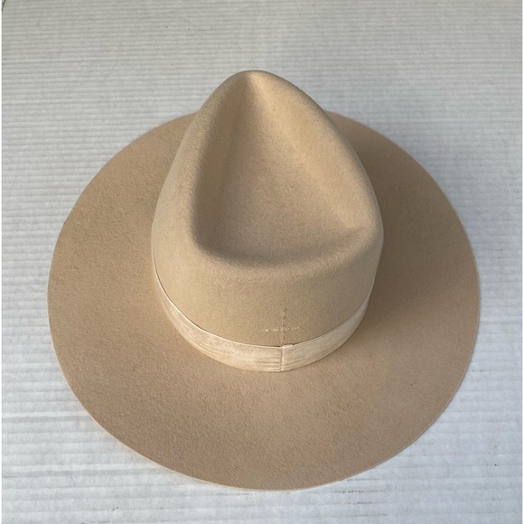 NWT Lack of Color Benson Rancher Beige Wool Velvet Band Size M - Picture 2 of 16